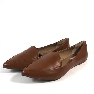 NWOT Steve Madden Cognac Focus Flat